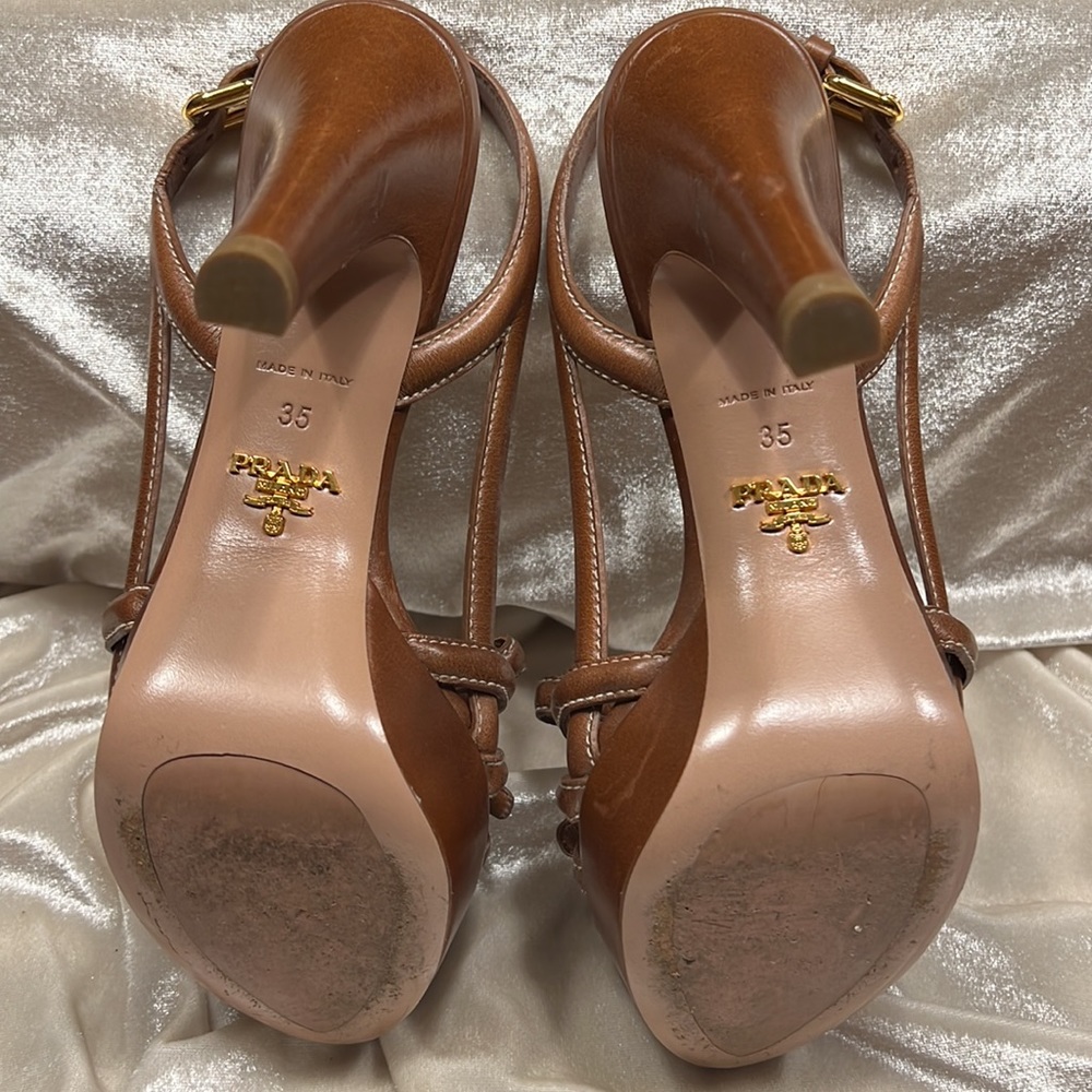 PRADA leather strap heels - Picture 9 of 10
